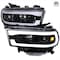 Spec-D Tuning 2500 PROJECTOR HEADLIGHTS GLOSSY BLACK HOUSING WITH CLEAR LENS, 2PK 2LHP-RAM1925BK-TM - alternate 1